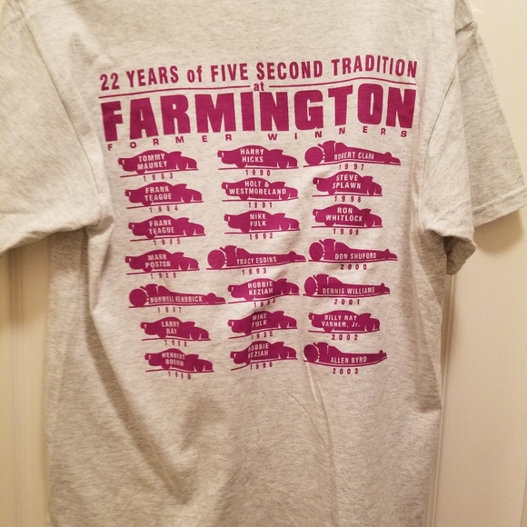 LIKE NEW ALMOST VINTAGE 2004 DRAG RACING TEE SIZE MED FARMINGTON MOTORSPORT PARK - Picture 5 of 6